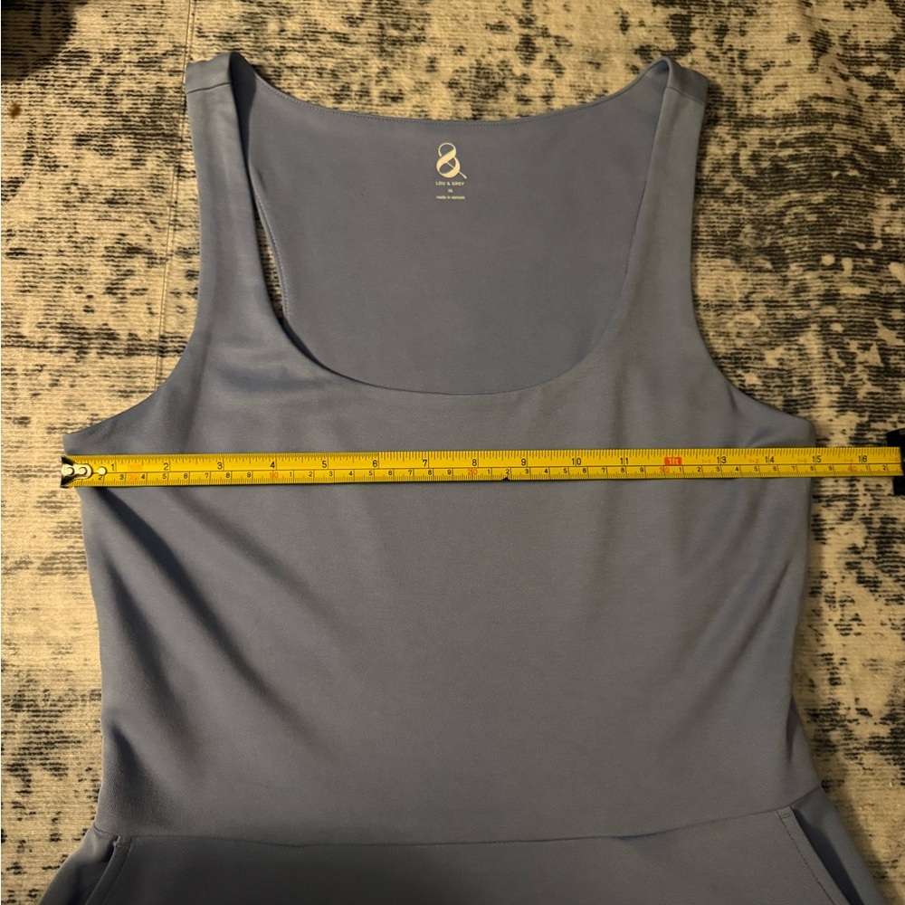 Lou & Grey LOFT Light Blue Sleeveless Midi Dress - Picture 7 of 10
